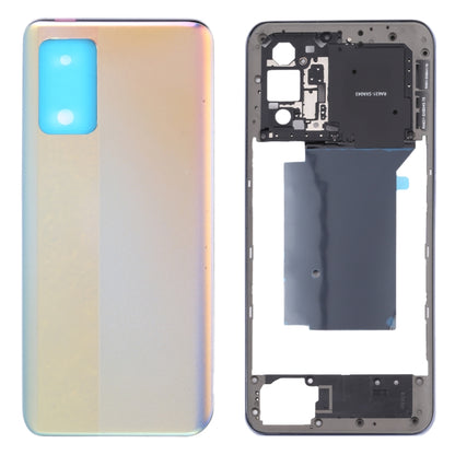 สำหรับ OPPO Realme GT Neo RMX3031 แผ่นปิดกรอบกลาง + ฝาหลังแบตเตอรี่, For OPPO Realme GT Neo (Black), For OPPO Realme GT Neo (Silver)
