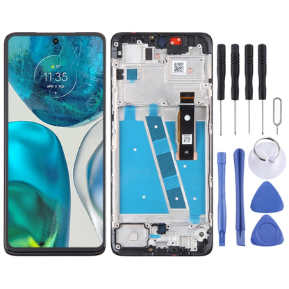 หน้าจอ LCD ต้นฉบับสำหรับ Motorola Moto G52 Digitizer Full ASSEMBLY พร้อมกรอบ