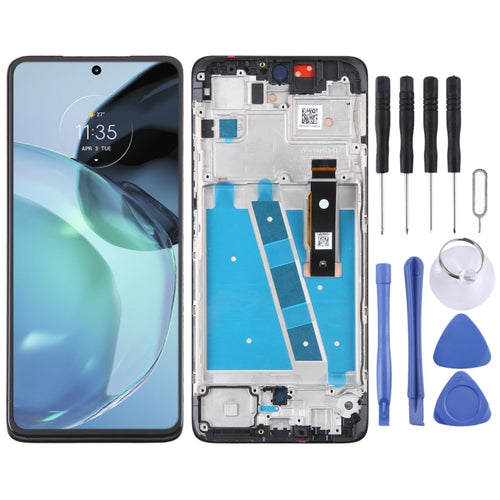 หน้าจอ LCD ต้นฉบับสำหรับ Motorola Moto G72 Digitizer Full ASSEMBLY พร้อมกรอบ