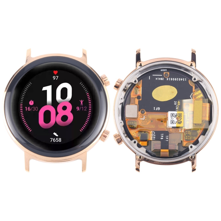 หน้าจอ LCD ต้นฉบับและชุดประกอบ Digitizer พร้อมกรอบสำหรับ Huawei Watch GT 2 42 มม, For Huawei Watch GT 2 42mm(Black), For Huawei Watch GT 2 42mm(Gold), For Huawei Watch GT 2 42mm(Silver )