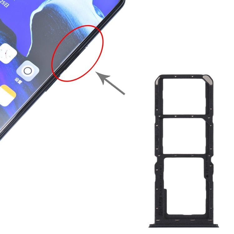 สำหรับ OPPO Reno2 Z/Reno2 F ถาดซิมการ์ด + ถาดซิมการ์ด + ถาดการ์ด Micro SD, For OPPO Reno2 Z/Reno2 F