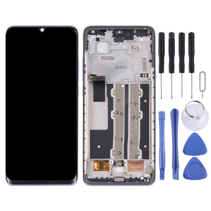 หน้าจอ LCD ต้นฉบับและชุดประกอบ Digitizer พร้อมกรอบสำหรับ TCL 10 Plus, For TCL 10 Plus(Purple), For TCL 10 Plus(Original)
