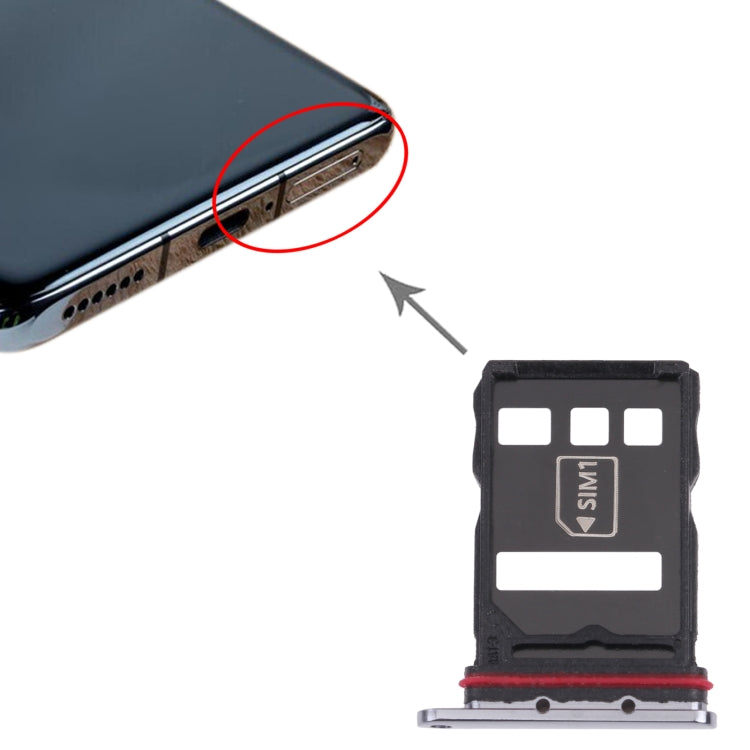 ถาดซิมการ์ด + ถาดการ์ด NM สำหรับ Huawei P50, For Huawei P50