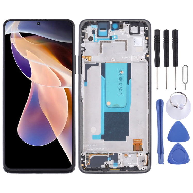 หน้าจอ LCD ต้นฉบับและชุดประกอบDigitizerพร้อมกรอบสำหรับXiaomi Redmiหมายเหตุ 11 Proจีน/Redmiหมายเหตุ 11 Pro + 5G/11i/11i HyperCharge, For Xiaomi Redmi Note 11 Pro China(Original)