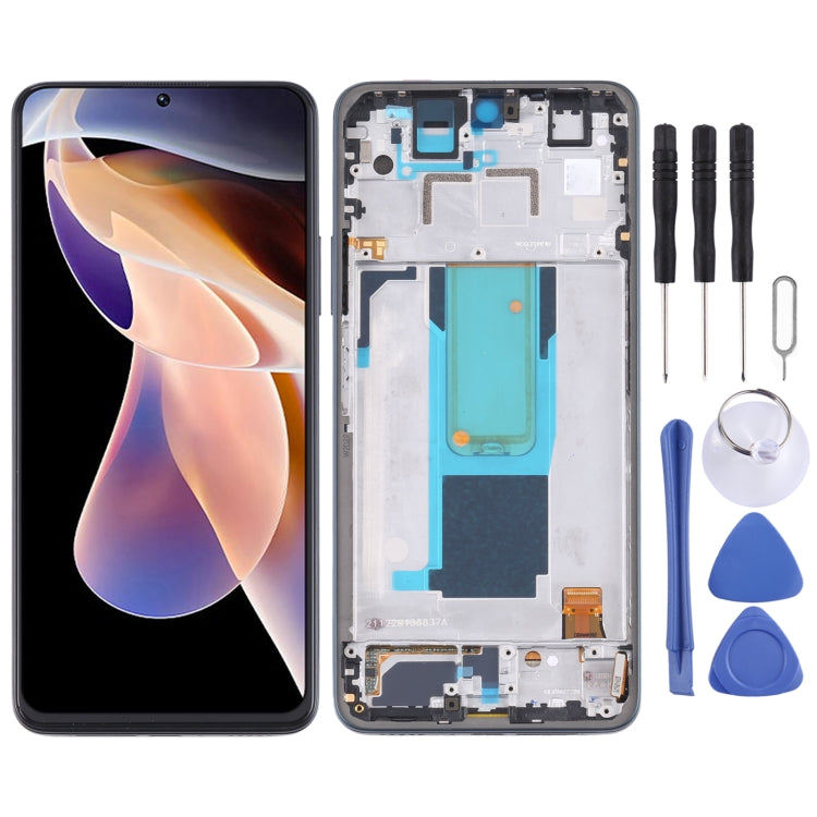 หน้าจอ LCD ต้นฉบับและชุดประกอบDigitizerพร้อมกรอบสำหรับXiaomi Redmiหมายเหตุ 11 Proจีน/Redmiหมายเหตุ 11 Pro + 5G/11i/11i HyperCharge, For Xiaomi Redmi Note 11 Pro China(Original)