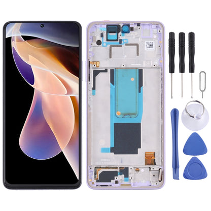 หน้าจอ LCD ต้นฉบับและชุดประกอบDigitizerพร้อมกรอบสำหรับXiaomi Redmiหมายเหตุ 11 Proจีน/Redmiหมายเหตุ 11 Pro + 5G/11i/11i HyperCharge, For Xiaomi Redmi Note 11 Pro China(Original)