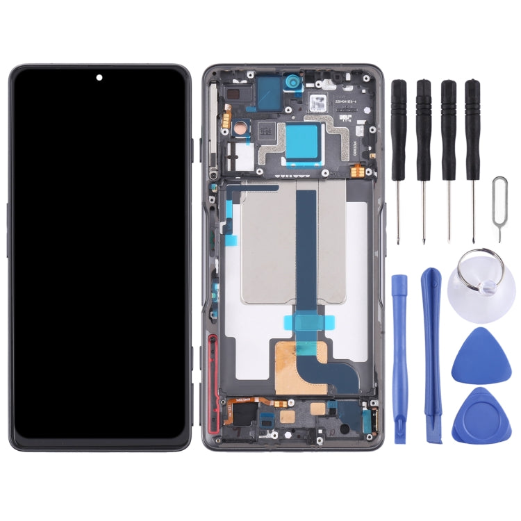 หน้าจอแอลซีดีต้นฉบับและชุดประกอบDigitizerพร้อมกรอบสำหรับXiaomi Redmi K50 Gaming/Poco F4 GT, For Xiaomi Redmi K50 Gaming/Poco F4 GT(Original)