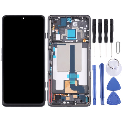 หน้าจอแอลซีดีต้นฉบับและชุดประกอบDigitizerพร้อมกรอบสำหรับXiaomi Redmi K50 Gaming/Poco F4 GT, For Xiaomi Redmi K50 Gaming/Poco F4 GT(Original)