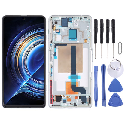 หน้าจอแอลซีดีต้นฉบับและชุดประกอบDigitizerพร้อมกรอบสำหรับXiaomi Redmi K50 Gaming/Poco F4 GT, For Xiaomi Redmi K50 Gaming/Poco F4 GT(Original)