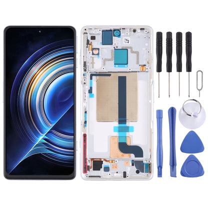 หน้าจอแอลซีดีต้นฉบับและชุดประกอบDigitizerพร้อมกรอบสำหรับXiaomi Redmi K50 Gaming/Poco F4 GT, For Xiaomi Redmi K50 Gaming/Poco F4 GT(Original)