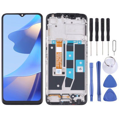 หน้าจอแอลซีดีและชุดประกอบDigitizerพร้อมกรอบสำหรับOPPO A16 / A16s / A54S, For OPPO A16 / A16s / A54S