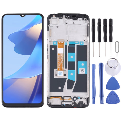 หน้าจอแอลซีดีและชุดประกอบDigitizerพร้อมกรอบสำหรับOPPO A16 / A16s / A54S, For OPPO A16 / A16s / A54S