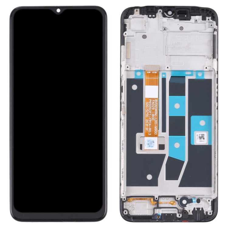 หน้าจอแอลซีดีและชุดประกอบDigitizerพร้อมกรอบสำหรับOPPO A16 / A16s / A54S, For OPPO A16 / A16s / A54S