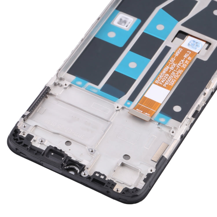 หน้าจอแอลซีดีและชุดประกอบDigitizerพร้อมกรอบสำหรับOPPO A16 / A16s / A54S, For OPPO A16 / A16s / A54S