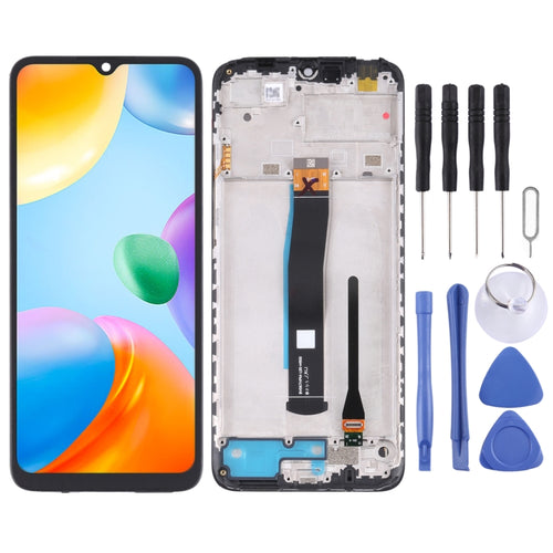 หน้าจอ LCD ต้นฉบับและชุดประกอบDigitizerพร้อมกรอบสำหรับXiaomi Redmi 10C/Redmi 10 อินเดีย/Poco C40, For Xiaomi Redmi 10C/Redmi 10 India/Poco C40(Original)