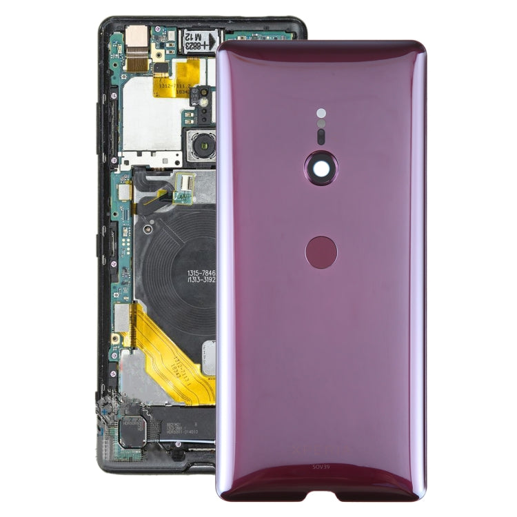 ฝาหลังแบตเตอรี่เดิมพร้อมลายนิ้วมือสำหรับ Sony Xperia XZ3, For Sony XPeria XZ3, For Sony Xperia XZ3(Original)
