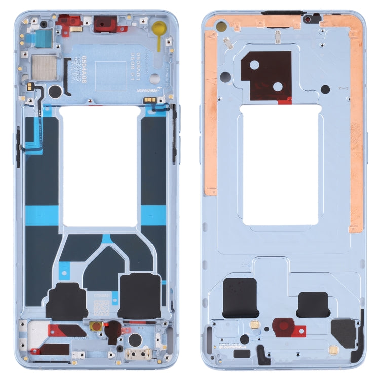 สำหรับ OPPO Reno6 5G PEQM00 CPH2251 Original ด้านหน้าที่อยู่อาศัยกรอบ LCD แผ่น, For OPPO Reno6 5G