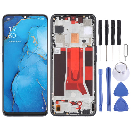 หน้าจอ LCD ต้นฉบับและ Digitizer Full ASSEMBLY พร้อมกรอบสำหรับ OPPO Reno3 5G/Reno3 เยาวชน/F15 /ค้นหา X2 Lite/K7 5G, For OPPO Reno3 5G/Reno3 Youth/F15/Find X2 Lite/K7 5G, For OPPO Reno3 5G