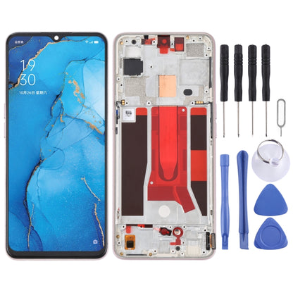 หน้าจอ LCD ต้นฉบับและ Digitizer Full ASSEMBLY พร้อมกรอบสำหรับ OPPO Reno3 5G/Reno3 เยาวชน/F15 /ค้นหา X2 Lite/K7 5G, For OPPO Reno3 5G/Reno3 Youth/F15/Find X2 Lite/K7 5G, For OPPO Reno3 5G