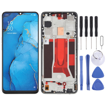 หน้าจอ LCD ต้นฉบับและ Digitizer Full ASSEMBLY พร้อมกรอบสำหรับ OPPO Reno3 5G/Reno3 เยาวชน/F15 /ค้นหา X2 Lite/K7 5G, For OPPO Reno3 5G/Reno3 Youth/F15/Find X2 Lite/K7 5G, For OPPO Reno3 5G