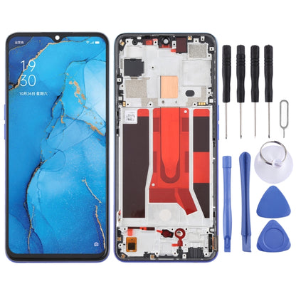 หน้าจอ LCD ต้นฉบับและ Digitizer Full ASSEMBLY พร้อมกรอบสำหรับ OPPO Reno3 5G/Reno3 เยาวชน/F15 /ค้นหา X2 Lite/K7 5G, For OPPO Reno3 5G/Reno3 Youth/F15/Find X2 Lite/K7 5G, For OPPO Reno3 5G