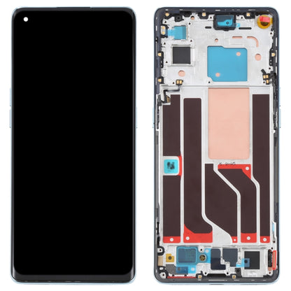 หน้าจอ LCD ต้นฉบับและชุดประกอบDigitizerพร้อมกรอบสำหรับOPPO Reno6 Pro 5G PEPM00 CPH2249, For OPPO Reno6 Pro 5G