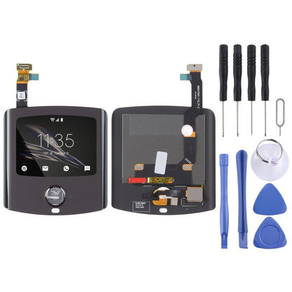 หน้าจอ LCD รองดั้งเดิมและชุดประกอบ Digitizer สำหรับ Motorola Razr 2019, For Motorola Razr 2019(Secondary LCD)