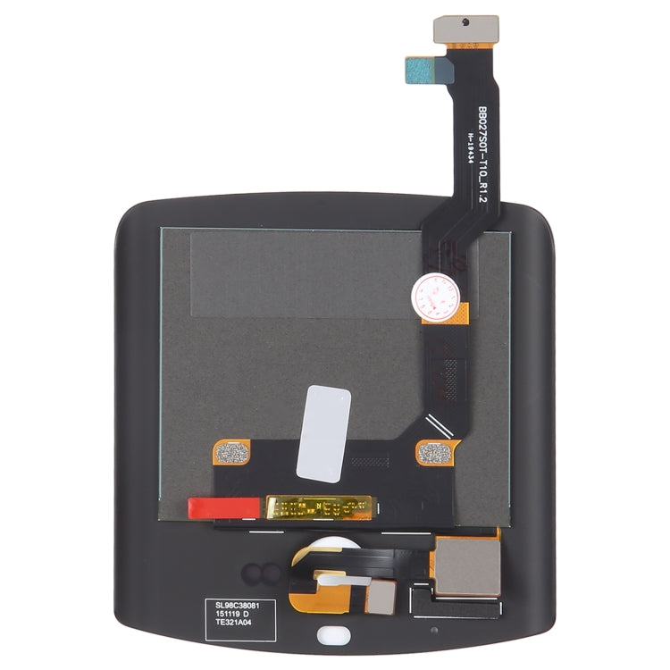 หน้าจอ LCD รองดั้งเดิมและชุดประกอบ Digitizer สำหรับ Motorola Razr 2019, For Motorola Razr 2019(Secondary LCD)