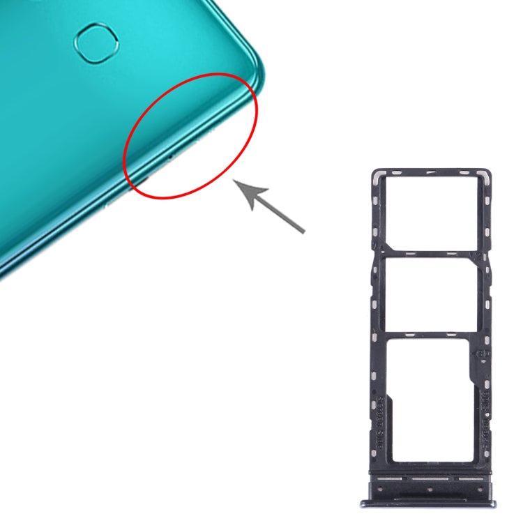 สำหรับ Infinix Note 10 Pro/หมายเหตุ 10 Pro NFC X695 ถาดซิมการ์ด + ถาดซิมการ์ด + ถาดการ์ด Micro SD, For Infinix Note 10 Pro/Note 10 Pro NFC