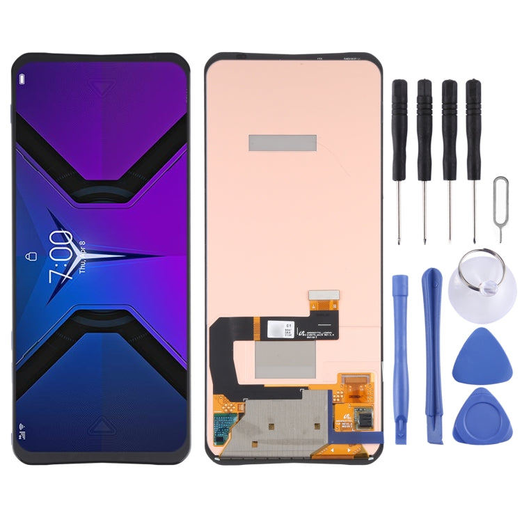 AMOLED วัสดุหน้าจอแอลซีดีและชุดประกอบ Digitizer สำหรับ Lenovo Legion 2 Pro 2021 L70081, For Lenovo Legion 2 Pro 2021