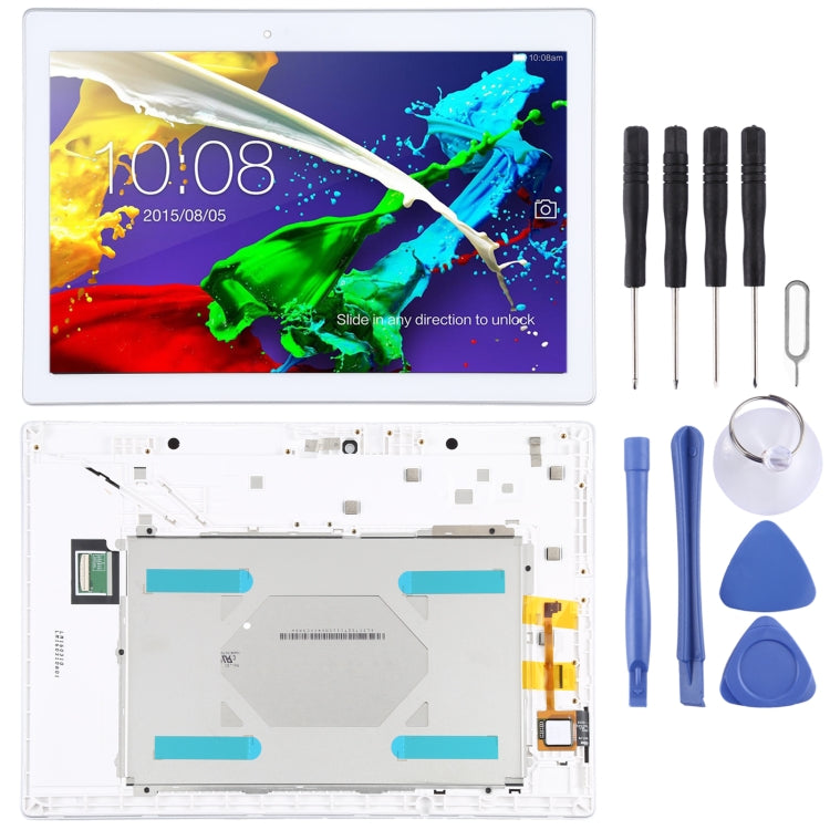 หน้าจอแอลซีดีและชุดประกอบDigitizerพร้อมกรอบสำหรับLenovo Tab 2 A10-70 A10-70F A10-70L, For Lenovo Tab 2 A10-70