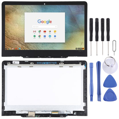 หน้าจอ LCD และชุดประกอบ Digitizer พร้อมกรอบสำหรับ Lenovo Chromebook YOGA N23, For Lenovo Chromebook YOGA N23