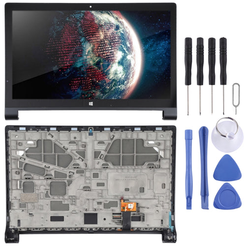 หน้าจอ LCD และชุดประกอบ Digitizer พร้อมกรอบสำหรับแท็บเล็ตโยคะ Lenovo 2 Pro 1371F, For Lenovo YOGA Tablet 2 Pro