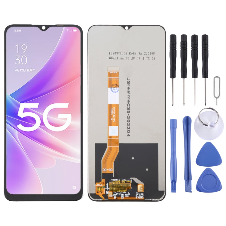 หน้าจอแอลซีดีและDigitizerสมัชชาเต็มสำหรับOPPO A57 5G / A57 4G / A57s / A57e / A77 4G / A17 4G / A17K / A58 5G / A78 5G, For OPPO A57 5G / A57 4G / A77 5G