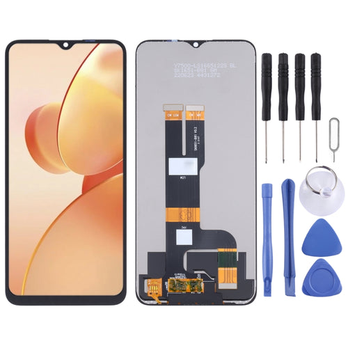 หน้าจอแอลซีดีและชุดประกอบDigitizerสำหรับRealme C31, For Realme C31