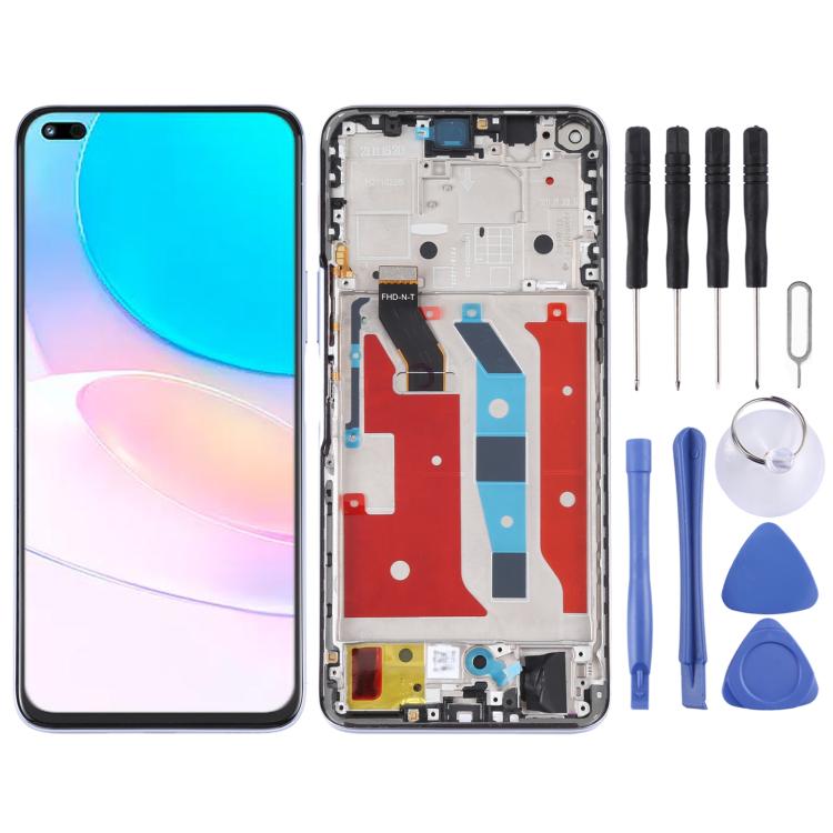 หน้าจอแอลซีดีต้นฉบับและชุดประกอบDigitizerพร้อมกรอบสำหรับHuawei Nova 8i, For Huawei Nova 8i