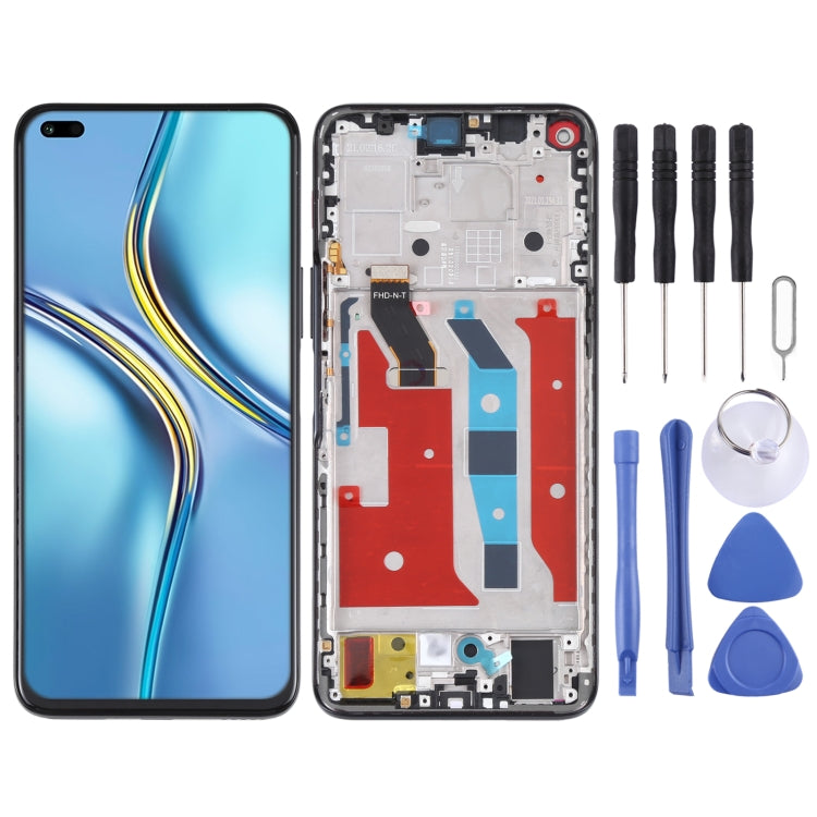 หน้าจอ LCD ต้นฉบับและชุดประกอบ Digitizer พร้อมกรอบสำหรับ Honor X20, For Honor X20, For Honor X20(Original)