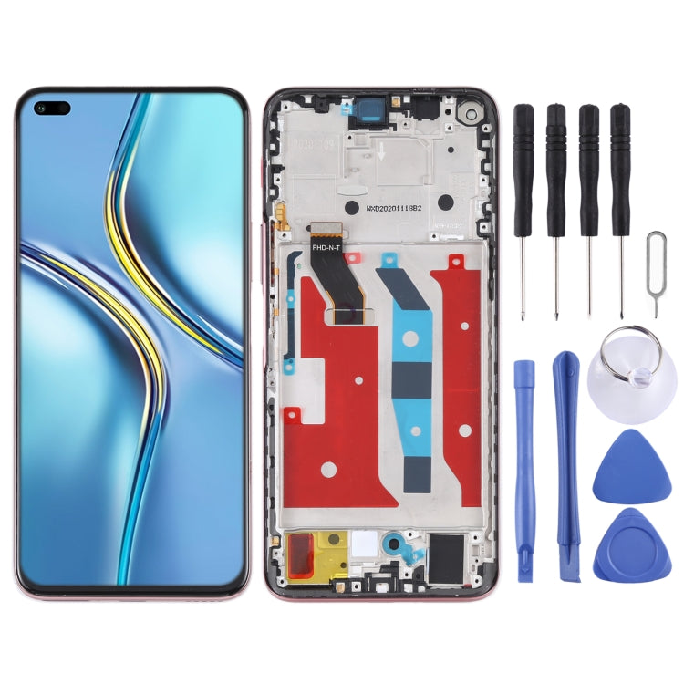 หน้าจอ LCD ต้นฉบับและชุดประกอบ Digitizer พร้อมกรอบสำหรับ Honor X20, For Honor X20, For Honor X20(Original)