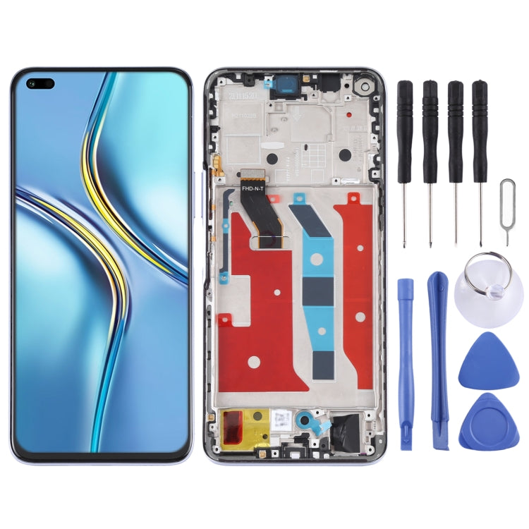 หน้าจอ LCD ต้นฉบับและชุดประกอบ Digitizer พร้อมกรอบสำหรับ Honor X20, For Honor X20, For Honor X20(Original)
