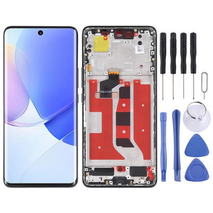 หน้าจอแอลซีดีแบบดั้งเดิมและชุดประกอบDigitizerพร้อมกรอบสำหรับHuawei Nova 9, For Huawei Nova 9