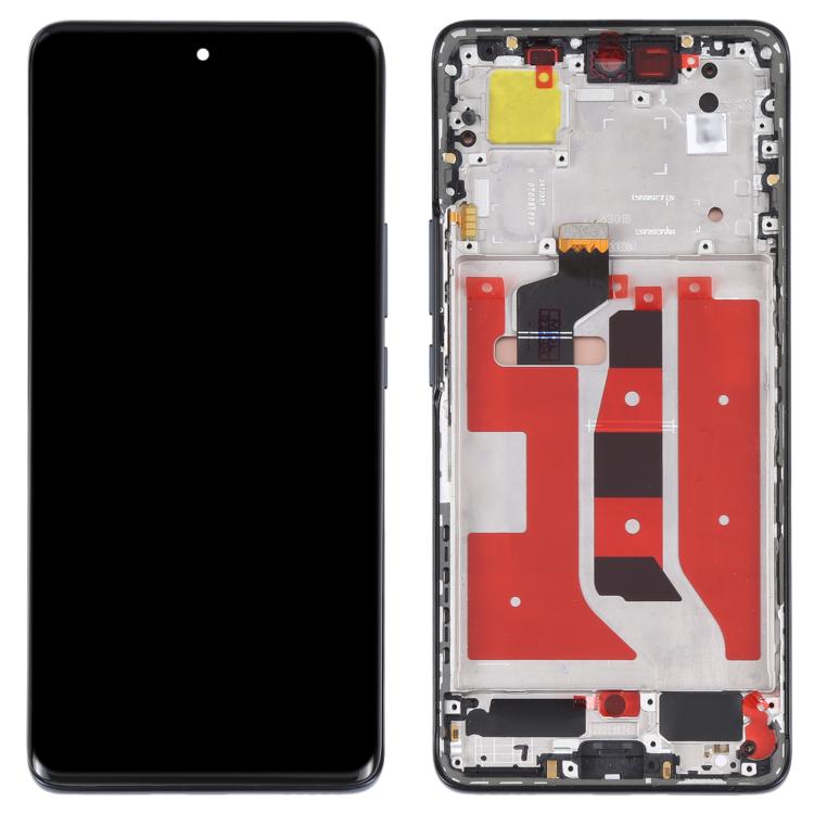 หน้าจอแอลซีดีแบบดั้งเดิมและชุดประกอบDigitizerพร้อมกรอบสำหรับHuawei Nova 9, For Huawei Nova 9