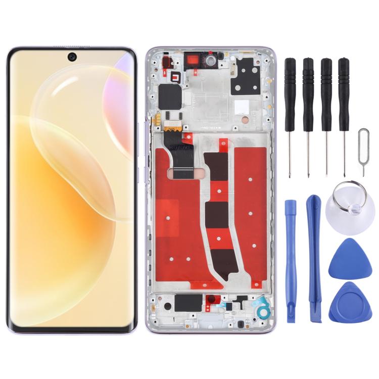 หน้าจอแอลซีดีต้นฉบับและชุดประกอบDigitizerพร้อมกรอบสำหรับHuawei Nova 8 5G, For Huawei Nova 8 5G