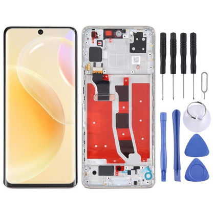 หน้าจอแอลซีดีต้นฉบับและชุดประกอบDigitizerพร้อมกรอบสำหรับHuawei Nova 8 5G, For Huawei Nova 8 5G