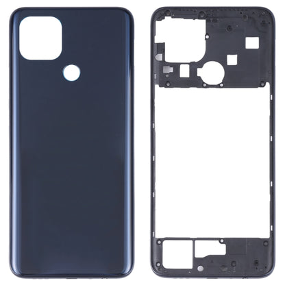 สำหรับ OPPO A15/A15S/A35 ฝาหลังแบตเตอรี่พร้อมกรอบกลาง, For OPPO A15/A15S/A35