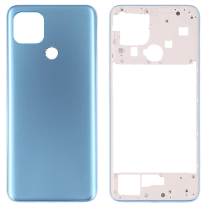 สำหรับ OPPO A15/A15S/A35 ฝาหลังแบตเตอรี่พร้อมกรอบกลาง, For OPPO A15/A15S/A35