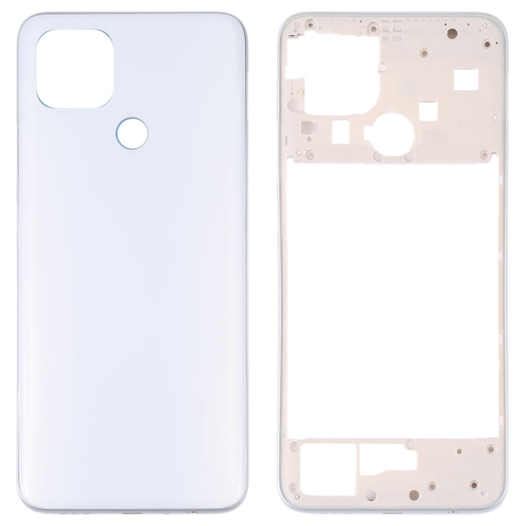 สำหรับ OPPO A15/A15S/A35 ฝาหลังแบตเตอรี่พร้อมกรอบกลาง, For OPPO A15/A15S/A35