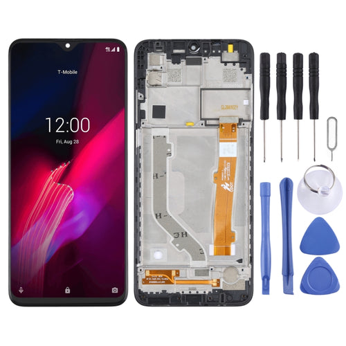 หน้าจอแอลซีดีและชุดประกอบDigitizerพร้อมกรอบสำหรับT-Mobile Revvl 4 + 5062 506W 5062Z, For T-Mobile Revvl 4+ 5062(with Frame)