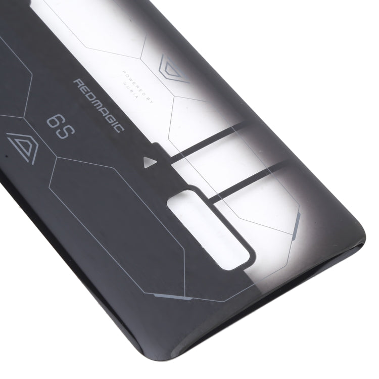 ฝาครอบกระจกแบตเตอรี่ด้านหลังสำหรับ ZTE Nubia Red Magic 6S, For ZTE Nubia RedMagic 6S