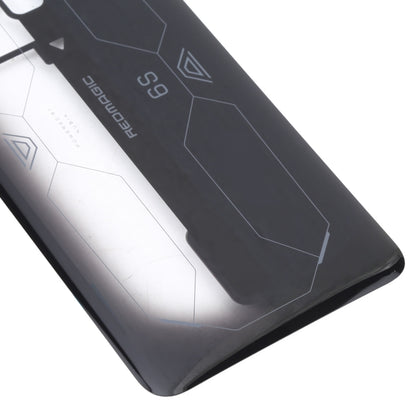 ฝาครอบกระจกแบตเตอรี่ด้านหลังสำหรับ ZTE Nubia Red Magic 6S, For ZTE Nubia RedMagic 6S