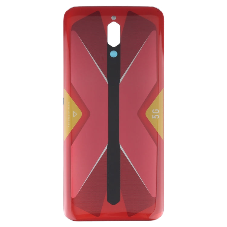ฝาครอบกระจกแบตเตอรี่สำหรับ ZTE Nubia Red Magic 5G NX659J, For ZTE Nubia RedMagic 5G(Red)